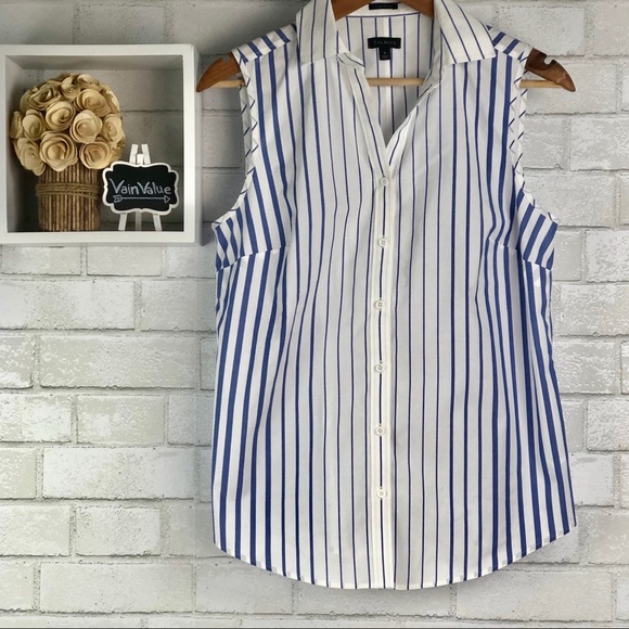 Talbots Tops - Talbots | Blue Striped Tank Talbots Tops - Talbots | Blue Striped Tank